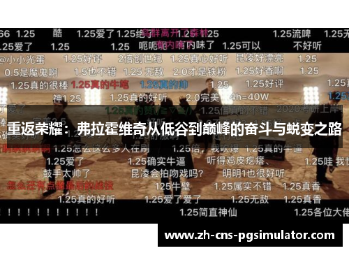 重返荣耀：弗拉霍维奇从低谷到巅峰的奋斗与蜕变之路